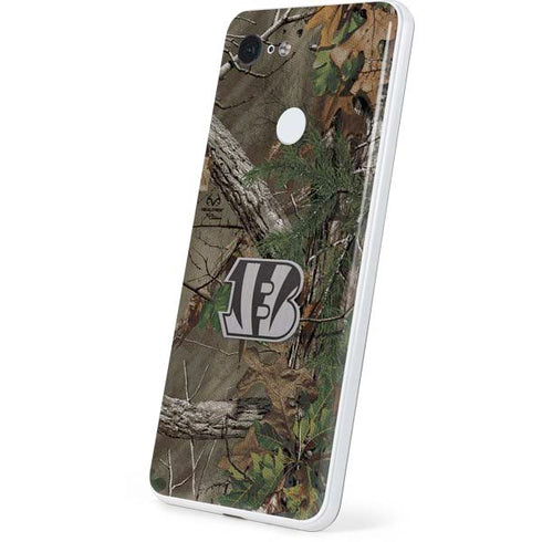 NFL Cincinnati Bengals Realtree Xtra Green Camo Google Pixel 3 Skin
